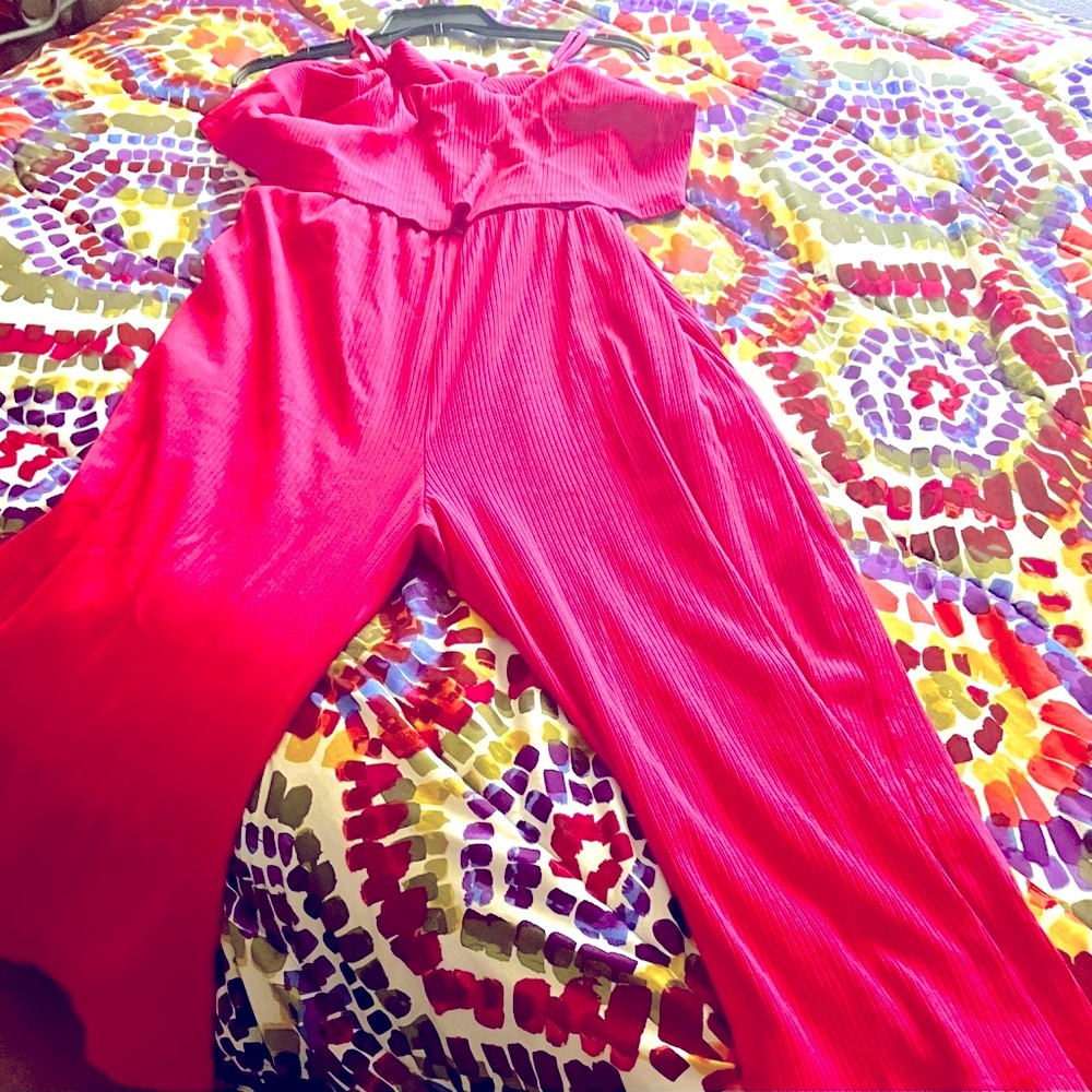 Elegant Pink Jumpsuit